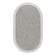 Polypropylene braided Oval shape rugs carpet floor mat